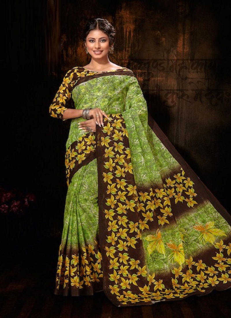 Deeptex Mother Queen 4 Printed Sarees Catalog
